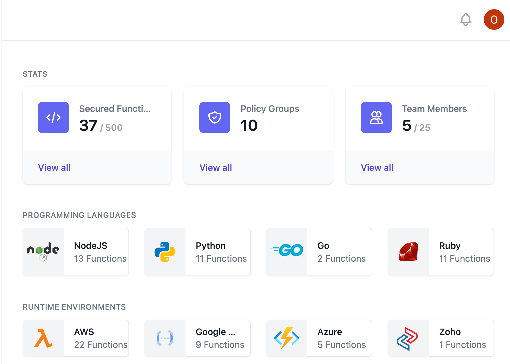 extrinsec dashboard screenshot